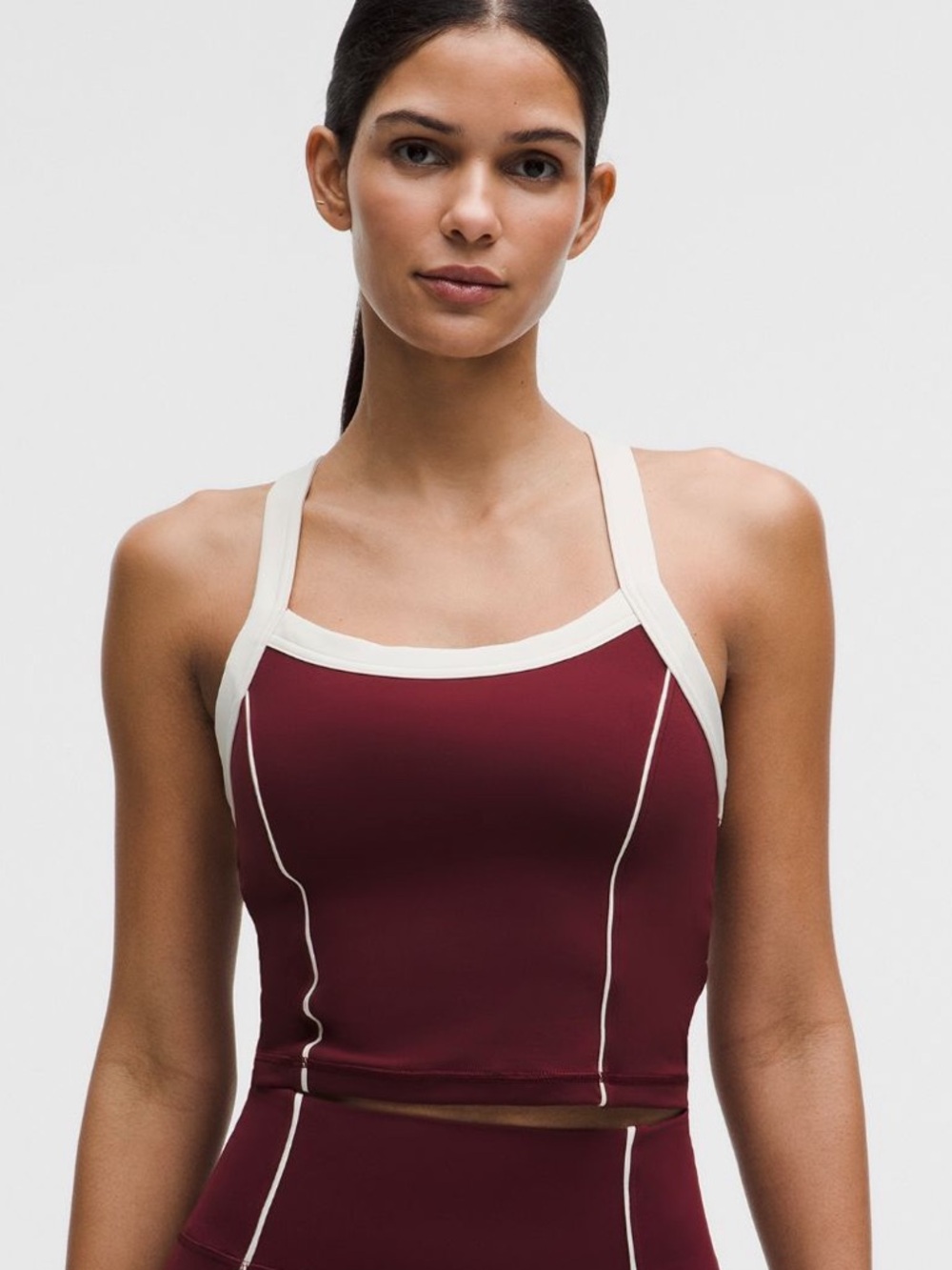 NWOT Wunder Train Piped Strappy Tank Top